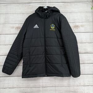 Adidas Tiro 17 LA Galaxy San Diego Winter Jacket Adult Large Black Puffer